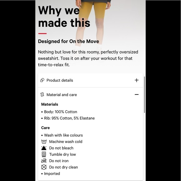 ❤️LULULEMON PERFECTLY OVERSIZED CREW* LOGO-WHITE❤️ - Picture 11 of 12